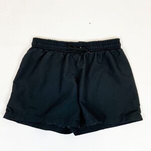 Womens AVA & VIV 16W/18W Black sporty shorts with drawstring elastic waistband